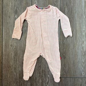 Baby Girl, Striped Magnetic Me Sleeper
